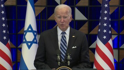 بايدن: جئت لإسرائيل برسالة دعم لها