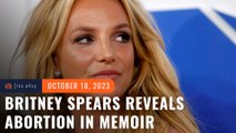 Britney Spears memoir says she had abortion while dating Justin Timberlake