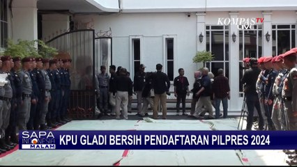 Download Video: Begini Proses Gladi Bersih Jelang Pendaftaran Capres dan Cawapres 2024 di KPU