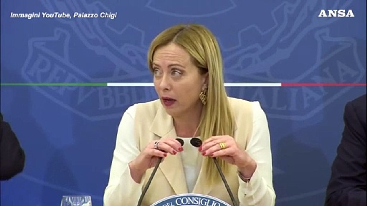 Meloni: "Il taglio del cuneo e' un aumento di 100 euro al mese per 14 milioni di cittadini"