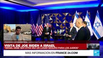 Informe desde Jerusalén: Biden enuncia las acciones de EE. UU. en respaldo a Israel frente a Hamás