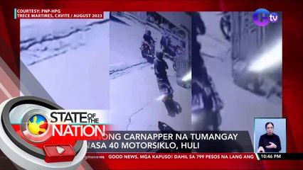 2 umanong carnapper na tumangay ng nasa 40 motorsiklo, huli | SONA