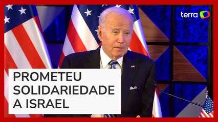 Biden desembarca em Israel e diz que ataque a hospital em Gaza foi causado 'pelo outro lado'