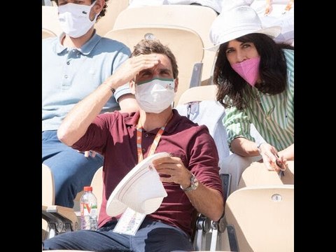 PHOTOS – Nolwenn Leroy et Arnaud Clément toujours aussi amoureux à Roland Garros