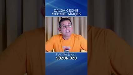 DALGA GEÇME MEHMET ŞİMŞEK! #shorts