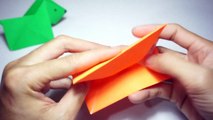 cara buat origami anak anjing mudah kertas lipat lucu II origami dog easy