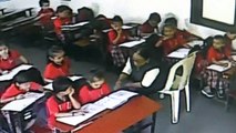 SURAT VIDEO : स्कूल के सीसीटीवी कैमरे में कैद हो गया शिक्षिका की क्रूरता का वीडियो