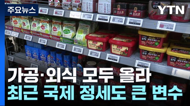 가공식품·외식물가 모두 상승세...체감 물가 수준은? / YTN
