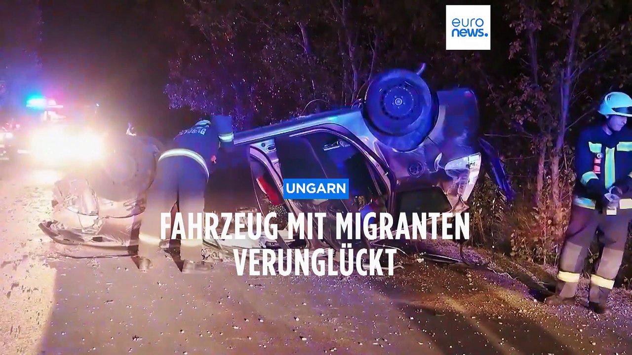Pkw mit Migranten rast gegen Baum - 2 Todesopfer auf Balkanroute