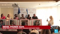 REPLAY: Families of French hostages held by Hamas speak at press conference
