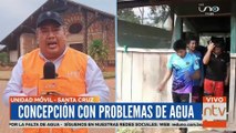 Concepción con problemas de agua, 84 familias afectadas