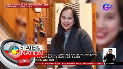 Mga kaanak ng dalawang Pinoy na nasawi sa pag-atake ng Hamas, labis ang pagdadalamhati | SONA