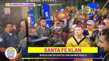 Santa Fe Klan QUIERE colaborar con Danna Paola, ¡ya le mandó una pista!