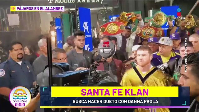 Santa Fe Klan QUIERE colaborar con Danna Paola, ¡ya le mandó una pista!