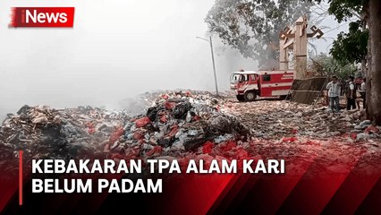 Kebakaran TPA Alam Kari Belum Padam, Titik Api Sulit Terpantau