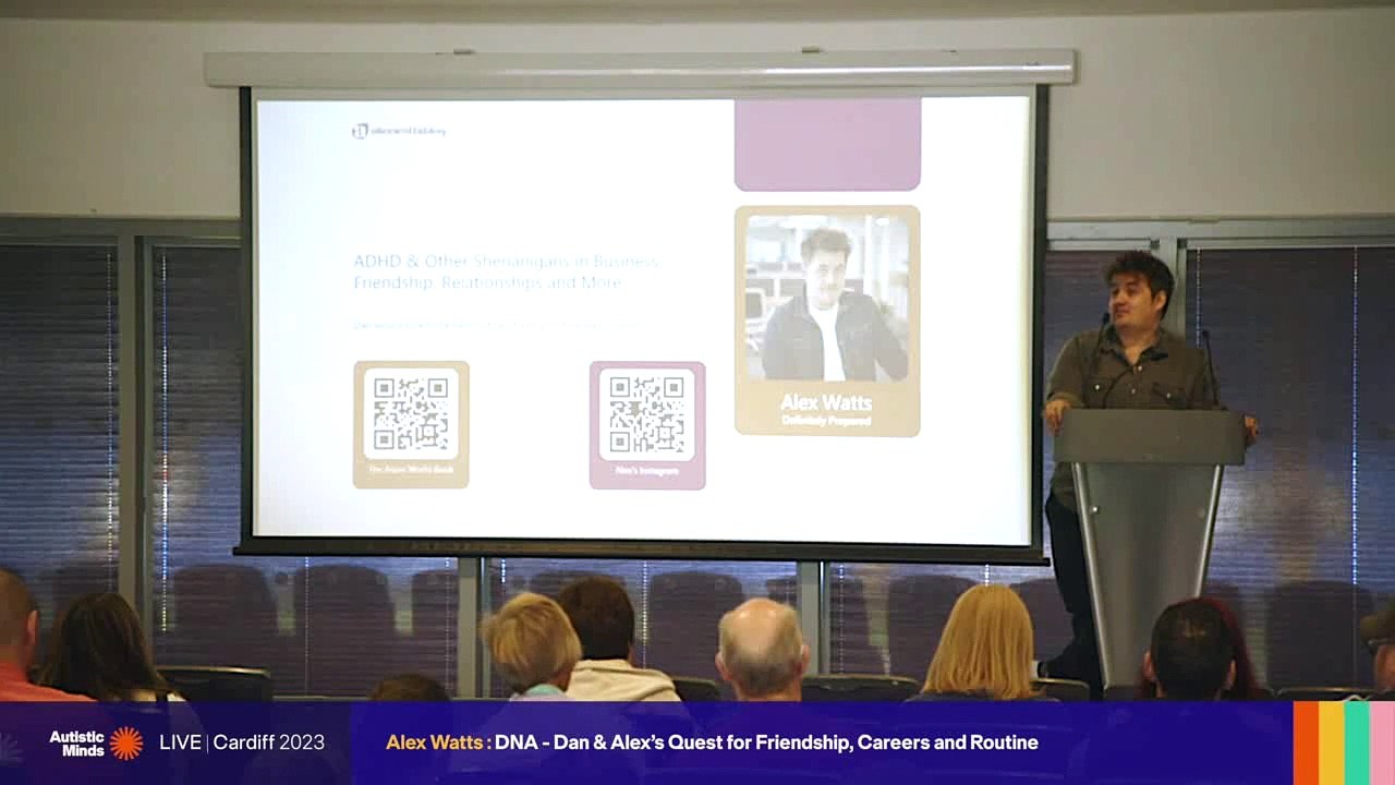 Autistic Minds LIVE Cardiff 2023 Seminars: Alex Watts