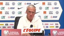 Deschamps : « On doit s'adapter » - Foot - Qualif. euro - Bleus
