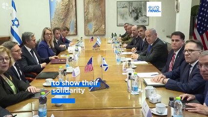 Blinken in Tel Aviv in show of US solidarity with Israel