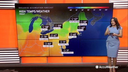 Wet weekend inbound for the Northeast