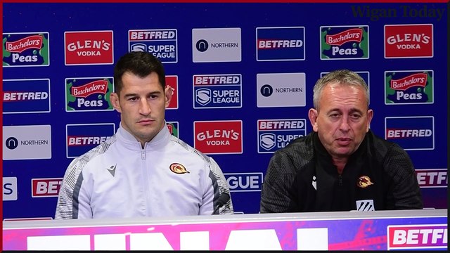 Press conference before Wigan Warriors v Catalans Dragons