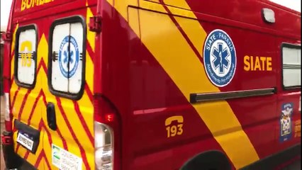 Mulher é socorrida após cortar braço com lâmina Rua Watkins Glen