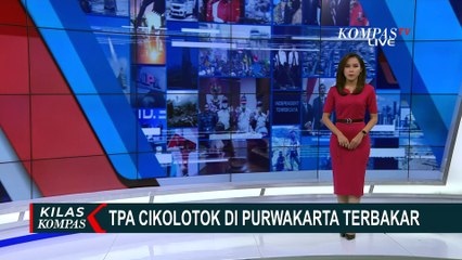 TPA Cikolotok di Purwakarta Terbakar, Penyebab Kebakaran Masih Belum Bisa Dipastikan