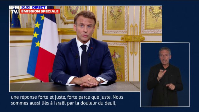 Israël: Emmanuel Macron annonce que 13 de nos compatriotes sont morts et 17 enfants et adultes sont disparus
