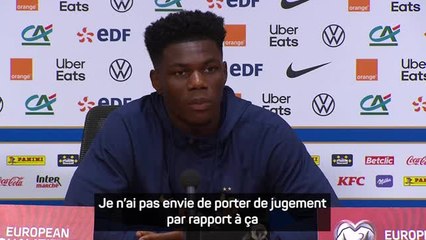 France - Tchouaméni sur les cris racistes à Nancy : "C'est triste qu'en 2023, on soit encore en train de parler de ce sujet-là"