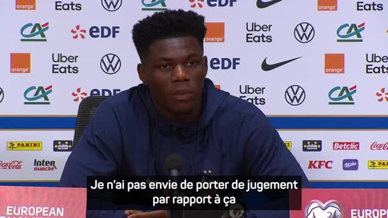 France - Tchouaméni sur les cris racistes à Nancy : "C'est triste qu'en 2023, on soit encore en train de parler de ce sujet-là"