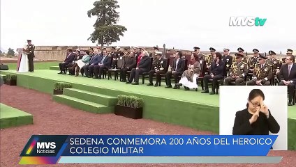 SEDENA CONMEMORA 200 AÑOS DEL HERÓICO COLEGIO MILITAR