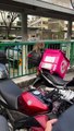 Mischievous Monkey Messes With Motorcyclists