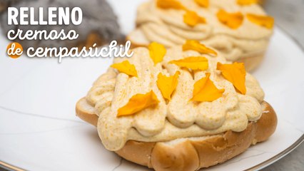 Cómo hacer relleno cremoso de cempasúchil para pan de muerto