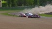 TCR Italy 2023 Imola Race 1 Start Volt Park Big Crash