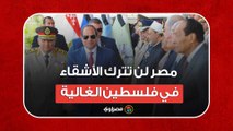 السيسي: مصر لن تترك الأشقاء في فلسطين الغالية