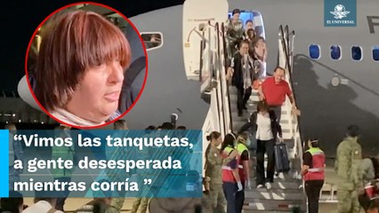 Mexicana recuerda con terror su travesía para salir de Israel
