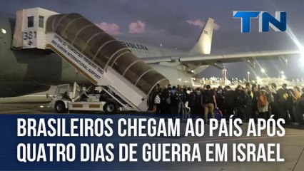 Brasileiros chegam ao país após quatro dias de guerra em Israel
