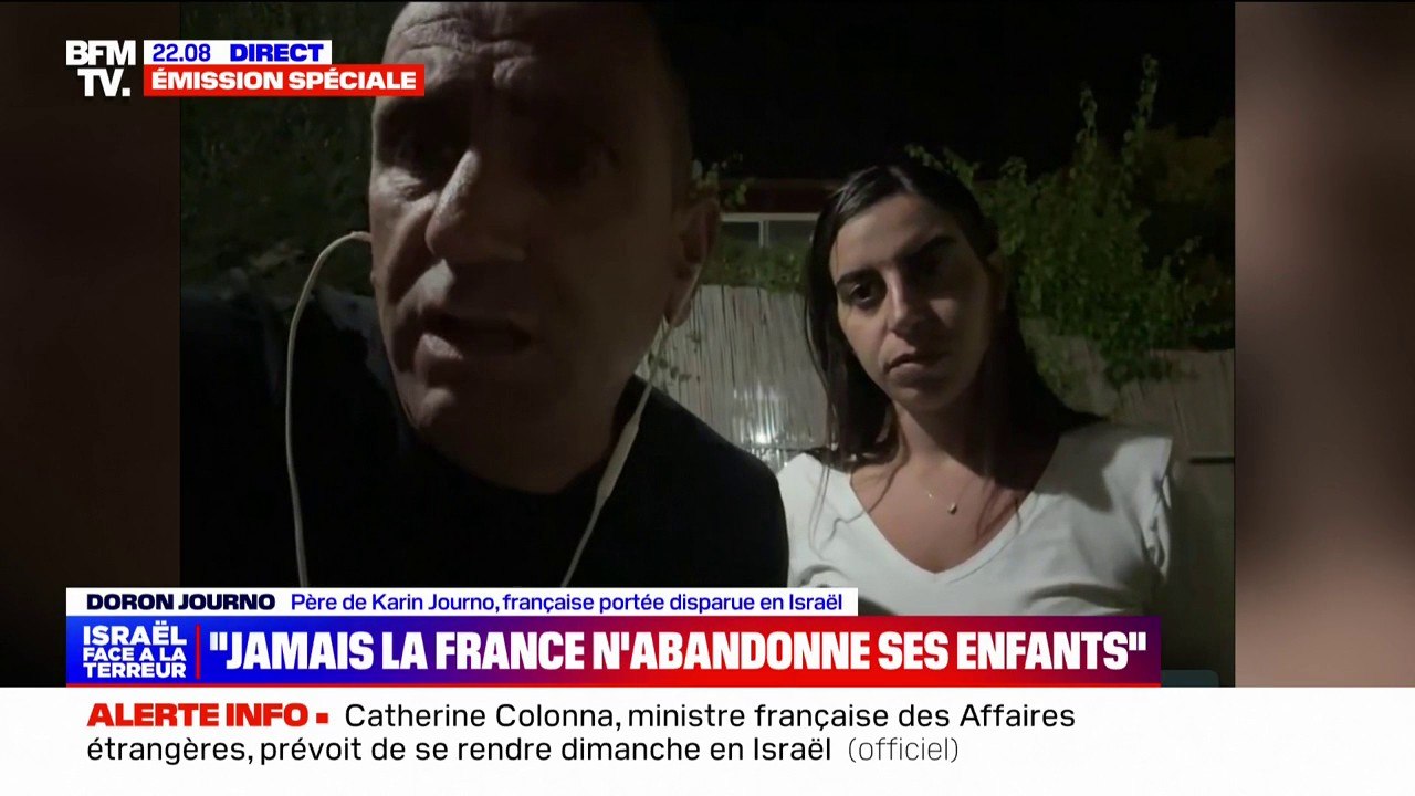 "J'ai confiance dans le fait qu'Emmanuel Macron fera tout pour ma fille":  La réaction du père de Karin Journo, disparue depuis l'attaque du Hamas, après l'allocution du président de la République