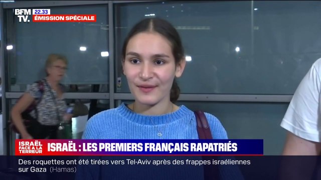 C'est un soulagement de revenir dans un pays un peu plus sécurisé : La réaction des premiers Français rapatriés d'Israël