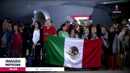 Llegan los primeros mexicanos que se encontraban en Israel