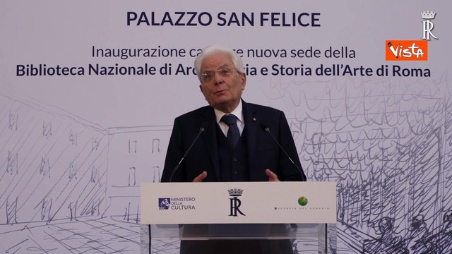 Mattarella: Apertura cantiere Biblioteca storia dell'Arte nel percorso innovazione del Quirinale