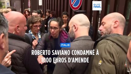 Roberto Saviano condamné à 1 000 euros d'amende pour avoir diffamé Giorgia Meloni