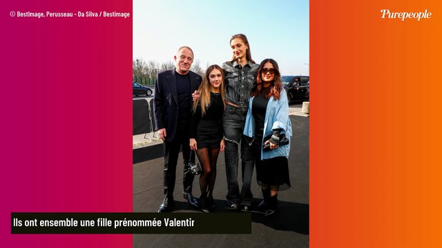 Salma Hayek fan du fils de son mari français, dont la mère est une top model : un beau gosse qui a bien grandi