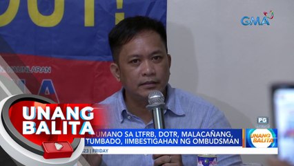 Whistleblower sa umano'y katiwalian sa LTFRB na si Jeff Tumbado, pinahaharap sa NBI sa Oct. 16 | UB