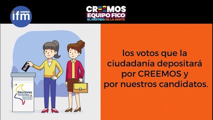 Cómo ser testigo electoral del partido Creemos