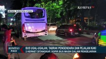 Bus Dirusak Massa Usai Ugal-Ugalan dan Tabrak Kendaraan dan Pejalan Kaki di Medan