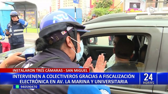 San Miguel: ATU inicia fiscalización electrónica a colectivos informales