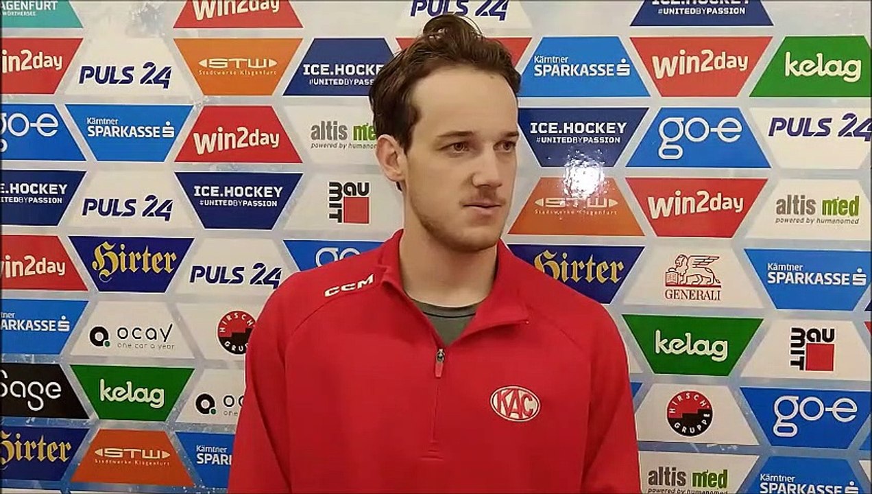 Simeon Schwinger (KAC) vor dem Duell mit den Pioneers Vorarlberg