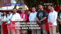 Kaesang Ungkap Kelakar Prabowo soal Anak Presiden Saat Bertemu di Kertanegara