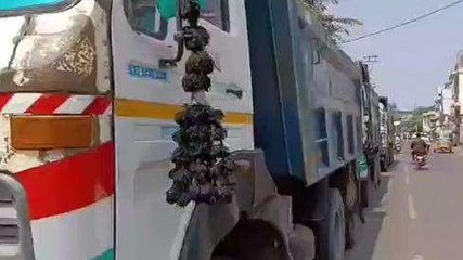 जबलपुर: अवैध रूप से किया जा रहा था रेत का परिवहन, किया हाइवा वाहन जप्त