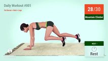 Daily Workout Routine: Day #1 (Fat Burner   Butt   Legs Exercises)